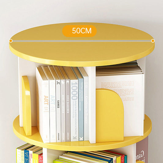 Engineered Wood Closed Back Bookcase Scandinavian Standard Bookshelf