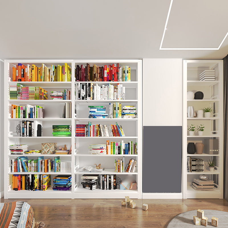 Modern Open Back Bookshelf Vertical Metal Bookcase with Shelves Clearhalo 'Bookcases' 'furn' 'furn_bookcases' 'Furniture' 'Office Furniture' 7580800