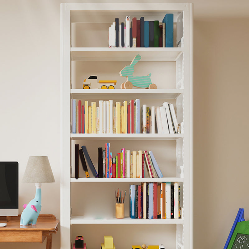 Modern Open Back Bookshelf Vertical Metal Bookcase with Shelves Clearhalo 'Bookcases' 'furn' 'furn_bookcases' 'Furniture' 'Office Furniture' 7580804