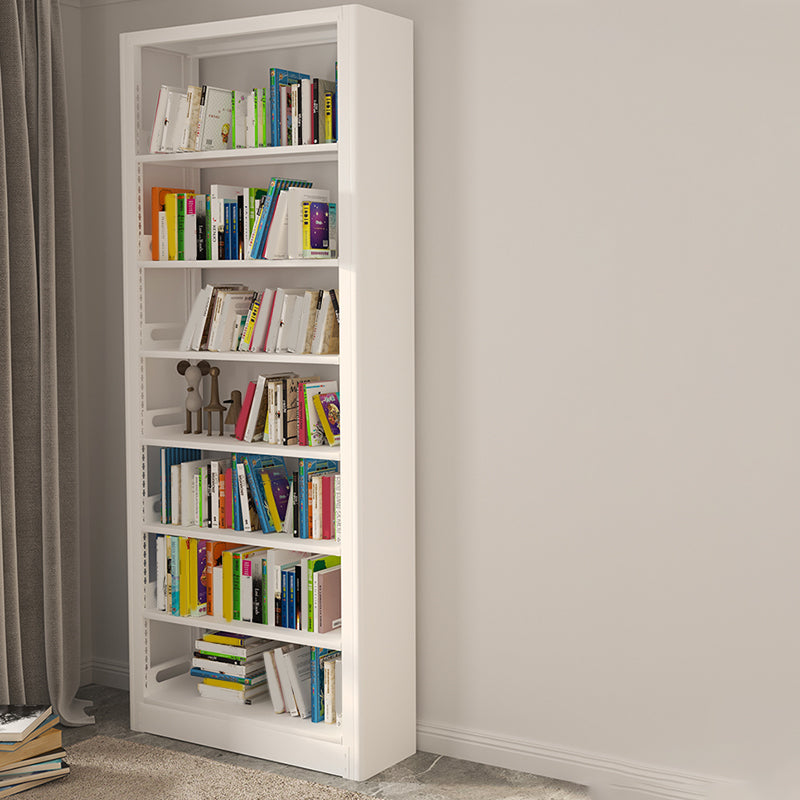 Modern Open Back Bookshelf Vertical Metal Bookcase with Shelves Clearhalo 'Bookcases' 'furn' 'furn_bookcases' 'Furniture' 'Office Furniture' 7580807