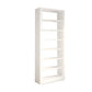Modern Open Back Bookshelf Vertical Metal Bookcase with Shelves 39.4"L x 11.8"W x 94.5"H White Clearhalo 'Bookcases' 'furn' 'furn_bookcases' 'Furniture' 'Office Furniture' 7580811