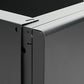 Modern Open Back Bookshelf Vertical Metal Bookcase with Shelves Clearhalo 'Bookcases' 'furn' 'furn_bookcases' 'Furniture' 'Office Furniture' 7580815