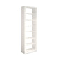 Modern Open Back Bookshelf Vertical Metal Bookcase with Shelves 31.5"L x 11.8"W x 94.5"H White Clearhalo 'Bookcases' 'furn' 'furn_bookcases' 'Furniture' 'Office Furniture' 7580816