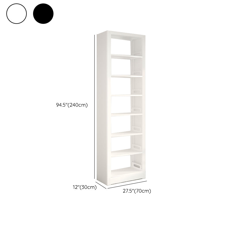 Modern Open Back Bookshelf Vertical Metal Bookcase with Shelves Clearhalo 'Bookcases' 'furn' 'furn_bookcases' 'Furniture' 'Office Furniture' 7580820