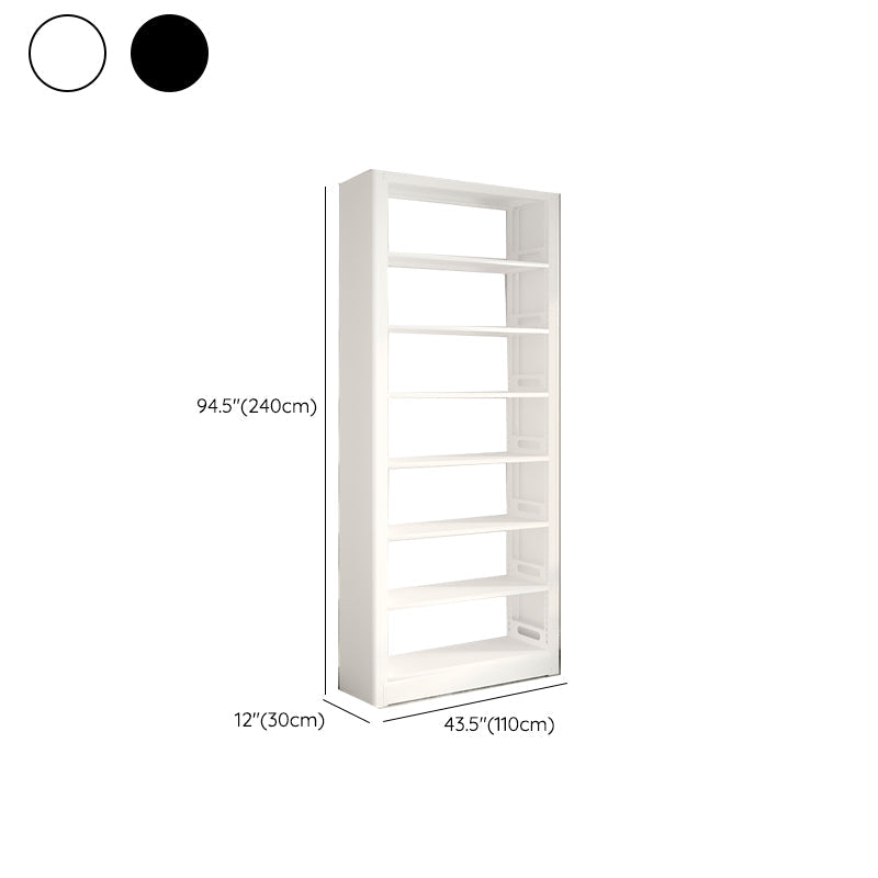 Modern Open Back Bookshelf Vertical Metal Bookcase with Shelves Clearhalo 'Bookcases' 'furn' 'furn_bookcases' 'Furniture' 'Office Furniture' 7580824
