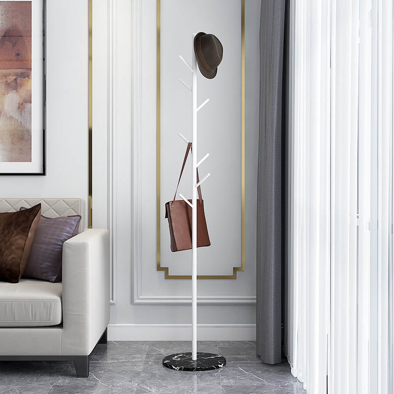 Prachtige Hall Tree vrijstaand metalen kaprek met jashaken