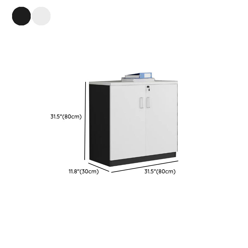 Modern Lateral Filing Cabinet Wooden Frame Key Locking File Cabinet Clearhalo 'Filing Cabinets' 'filling_cabinets' 'furn' 'furn_filling_cabinets' 'Furniture' 'Office Furniture' 7581110