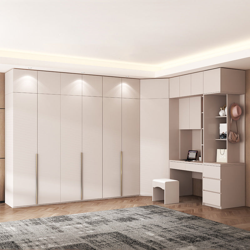 Contemporary Bedroom Storage Cabinet Wooden Shelves Wardrobe Clearhalo 'Armoires & Wardrobes' 'armoires_wardrobes' 'Bedroom Furniture' 'furn' 'furn_armoires_wardrobes' 'Furniture' 7581211