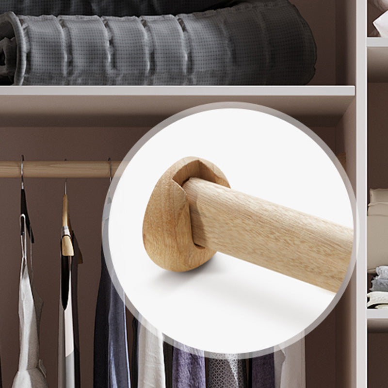 Contemporary Bedroom Storage Cabinet Wooden Shelves Wardrobe Clearhalo 'Armoires & Wardrobes' 'armoires_wardrobes' 'Bedroom Furniture' 'furn' 'furn_armoires_wardrobes' 'Furniture' 7581218