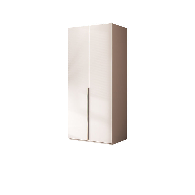 Contemporary Bedroom Storage Cabinet Wooden Shelves Wardrobe 27.5"L x 20"W x 77"H Armoires & Wardrobes Clearhalo 'Armoires & Wardrobes' 'armoires_wardrobes' 'Bedroom Furniture' 'furn' 'furn_armoires_wardrobes' 'Furniture' 7581219