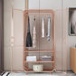Industrial Style Wardrobe Bedroom Metal Wardrobe Closet with 2 Doors Clearhalo 'Armoires & Wardrobes' 'armoires_wardrobes' 'Bedroom Furniture' 'furn' 'furn_armoires_wardrobes' 'Furniture' 7581237