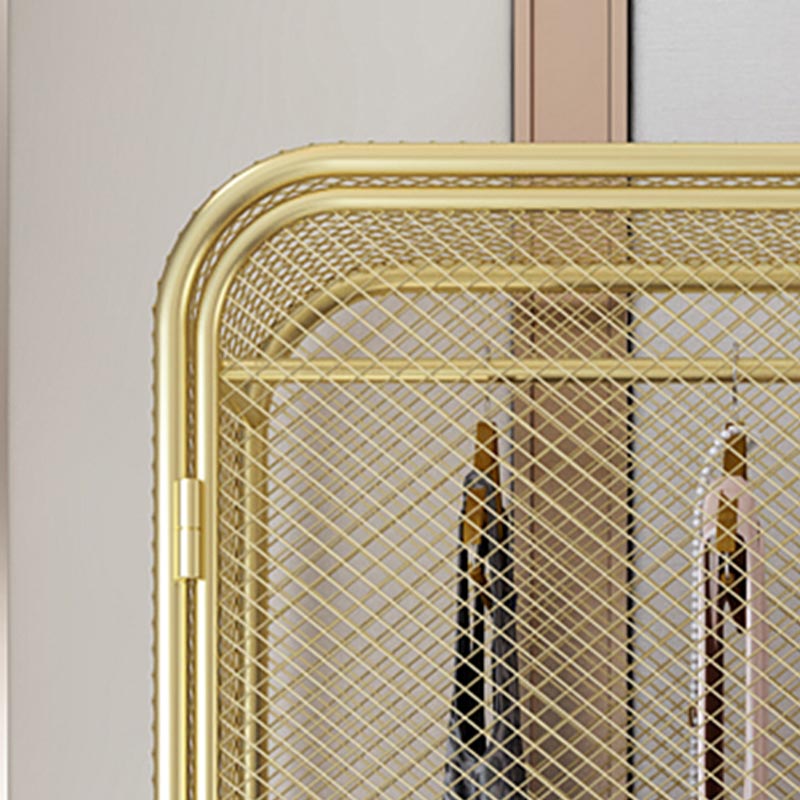 Industrial Style Wardrobe Bedroom Metal Wardrobe Closet with 2 Doors Clearhalo 'Armoires & Wardrobes' 'armoires_wardrobes' 'Bedroom Furniture' 'furn' 'furn_armoires_wardrobes' 'Furniture' 7581243