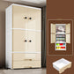 Armoire en plastique Style Teen Style Simple Rectangular Bedroom Armorage de garde-robe