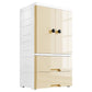 Armoire en plastique Style Teen Style Simple Rectangular Bedroom Armorage de garde-robe