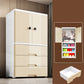Armoire en plastique Style Teen Style Simple Rectangular Bedroom Armorage de garde-robe