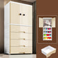 Armoire en plastique Style Teen Style Simple Rectangular Bedroom Armorage de garde-robe