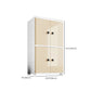 Armoire en plastique Style Teen Style Simple Rectangular Bedroom Armorage de garde-robe