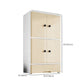 Armoire en plastique Style Teen Style Simple Rectangular Bedroom Armorage de garde-robe