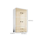 Armoire en plastique Style Teen Style Simple Rectangular Bedroom Armorage de garde-robe