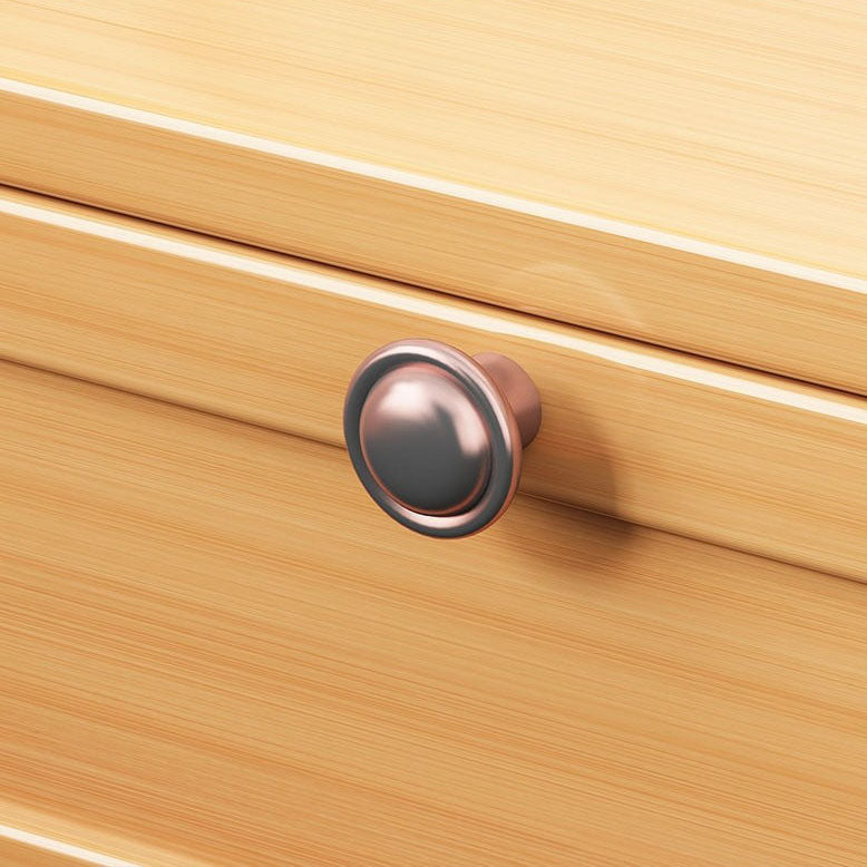 Contemporary Style Wardrobe Armoire Bamboo Armoire with Garment Rod for Home Clearhalo 'Armoires & Wardrobes' 'armoires_wardrobes' 'Bedroom Furniture' 'furn' 'furn_armoires_wardrobes' 'Furniture' 7581298