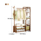 Contemporary Style Wardrobe Armoire Bamboo Armoire with Garment Rod for Home Clearhalo 'Armoires & Wardrobes' 'armoires_wardrobes' 'Bedroom Furniture' 'furn' 'furn_armoires_wardrobes' 'Furniture' 7581312