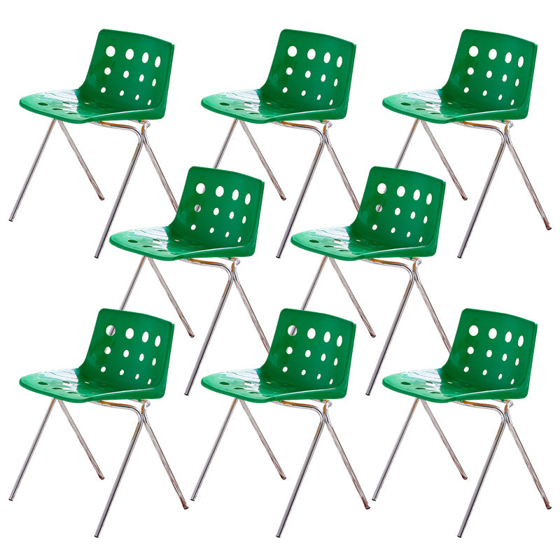 Modern Style Stackable Side Chair Plastic Dining Chair for Dining Room