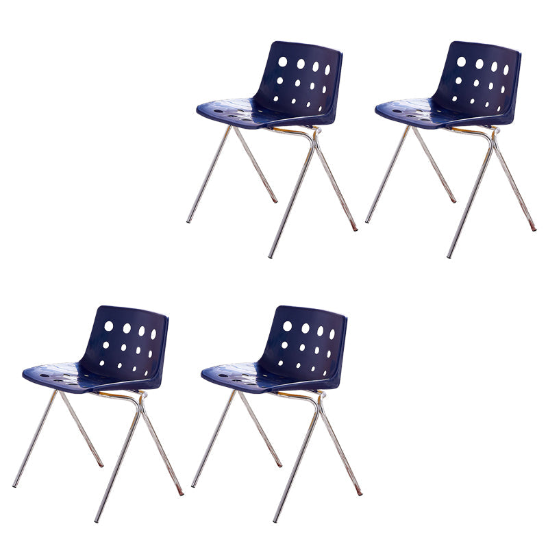 Modern Style Stackable Side Chair Plastic Dining Chair for Dining Room
