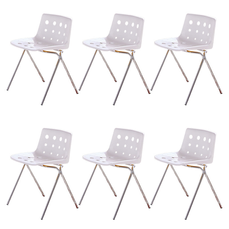 Modern Style Stackable Side Chair Plastic Dining Chair for Dining Room