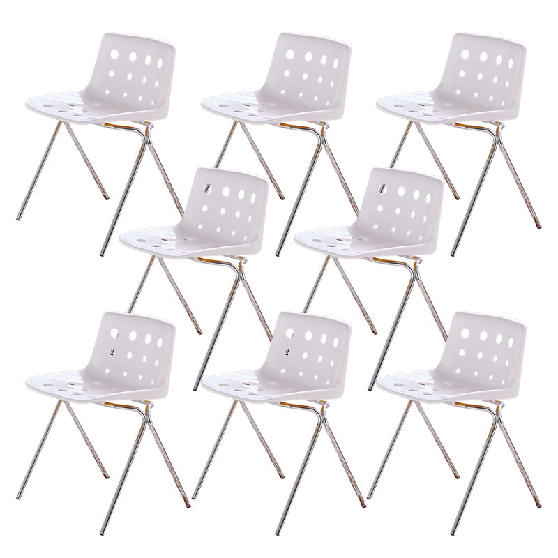 Modern Style Stackable Side Chair Plastic Dining Chair for Dining Room