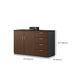 Medieval Modern File Cabinet Storage Wooden Frame Lateral File Cabinet