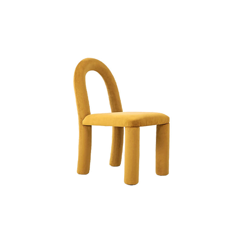 Moderne einfache Armless Esstühle Holzrahmen Offener Rücken für Esszimmer für Esszimmer