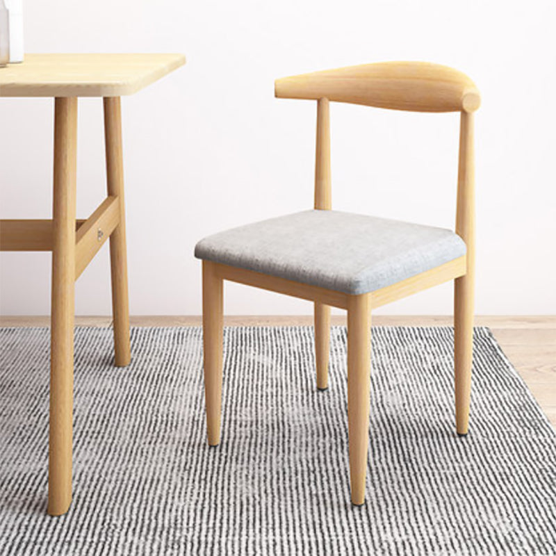 Moderne stijl zijstoel open rug binnen eetkamerstoel voor eetkamer