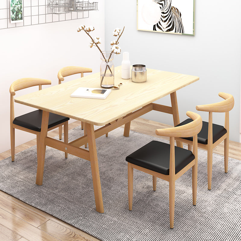 Moderne stijl zijstoel open rug binnen eetkamerstoel voor eetkamer