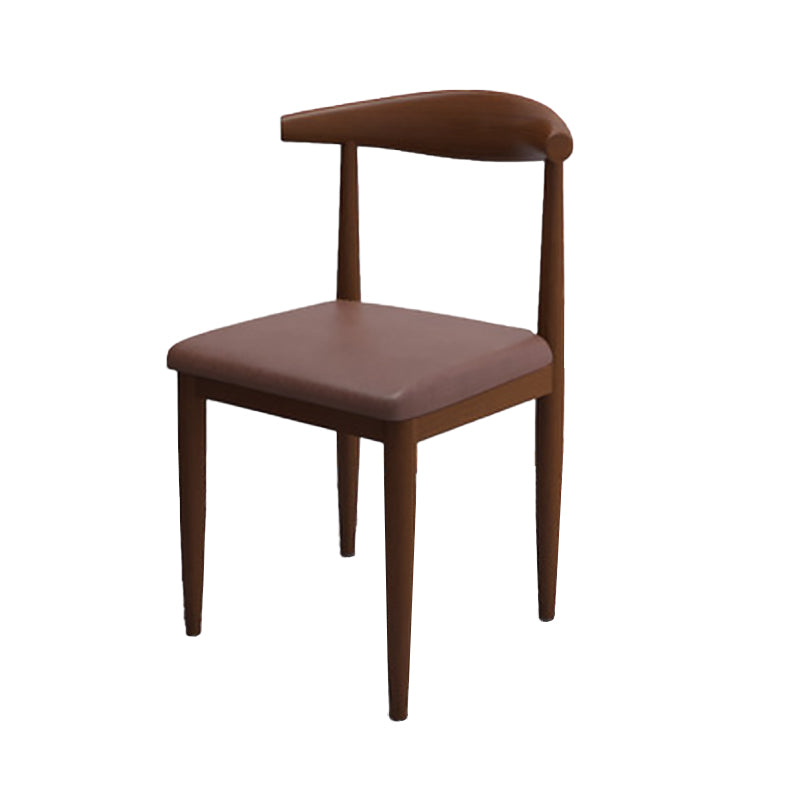 Moderne stijl zijstoel open rug binnen eetkamerstoel voor eetkamer