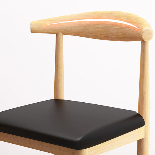 Moderne stijl zijstoel open rug binnen eetkamerstoel voor eetkamer