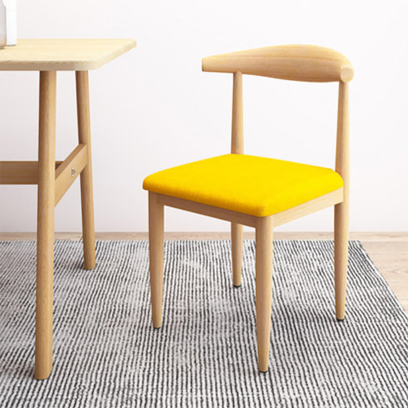 Moderne stijl zijstoel open rug binnen eetkamerstoel voor eetkamer