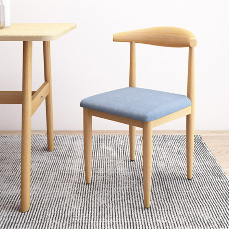 Moderne stijl zijstoel open rug binnen eetkamerstoel voor eetkamer