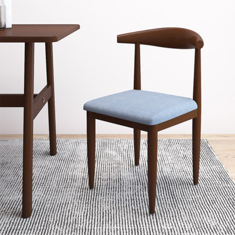 Moderne stijl zijstoel open rug binnen eetkamerstoel voor eetkamer