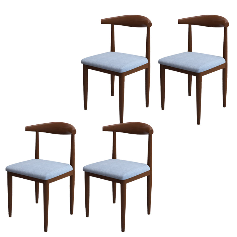 Moderne stijl zijstoel open rug binnen eetkamerstoel voor eetkamer