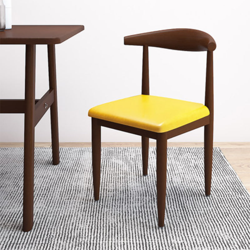 Moderne stijl zijstoel open rug binnen eetkamerstoel voor eetkamer