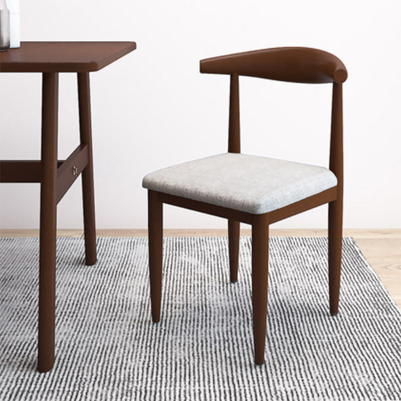 Moderne stijl zijstoel open rug binnen eetkamerstoel voor eetkamer