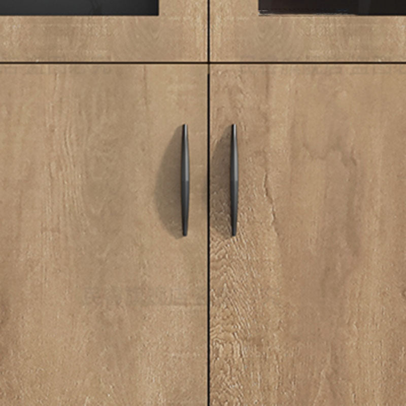 Archivo de archivos modernos medievales de madera Archivo vertical de archivos verticales