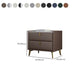 Cabinete de piedra Bedside Accent Mesa Nightshand con 2 cajones