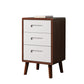 Wooden Accent Table Nightstand Modern Nightstand with Drawers