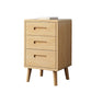 Wooden Accent Table Nightstand Modern Nightstand with Drawers