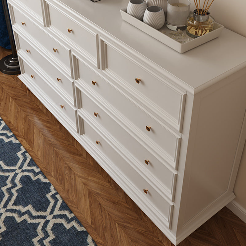Chox de almacenamiento tradicional tocador de madera sólida con cajones de 9/8/7/5
