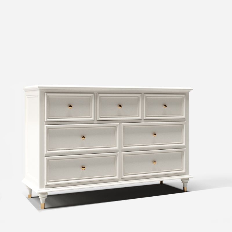 Chox de almacenamiento tradicional tocador de madera sólida con cajones de 9/8/7/5