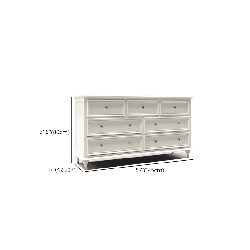 Chox de almacenamiento tradicional tocador de madera sólida con cajones de 9/8/7/5
