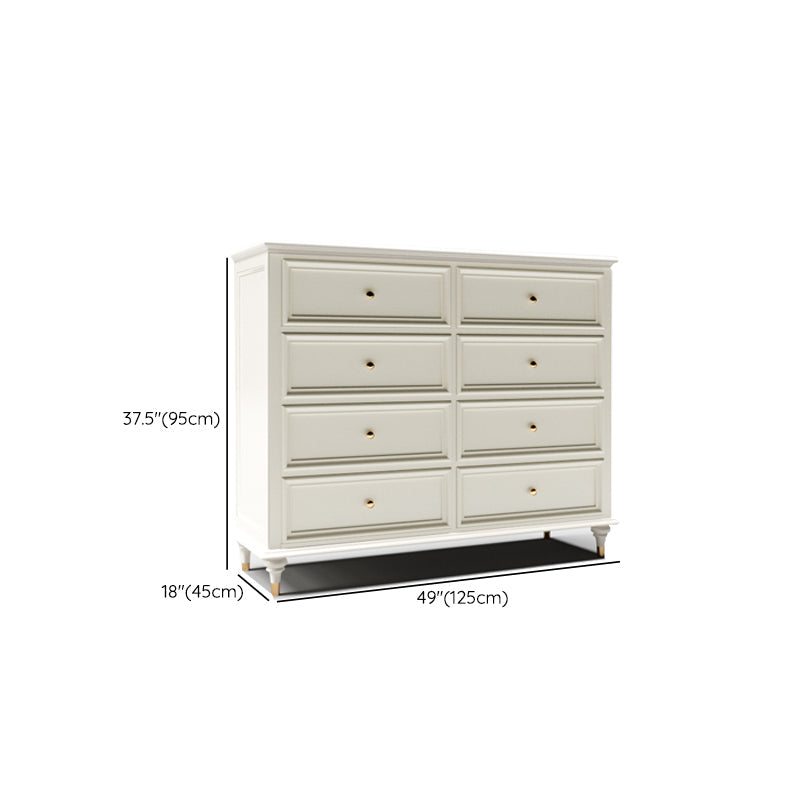 Chox de almacenamiento tradicional tocador de madera sólida con cajones de 9/8/7/5