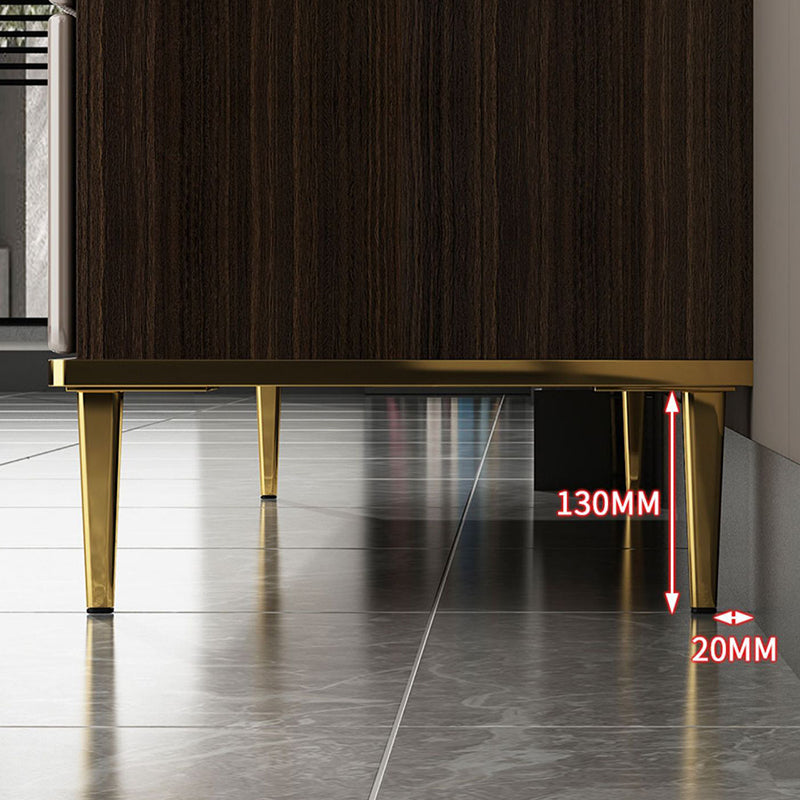 Classic Glam tosser de almacenamiento de madera con 6 cajones